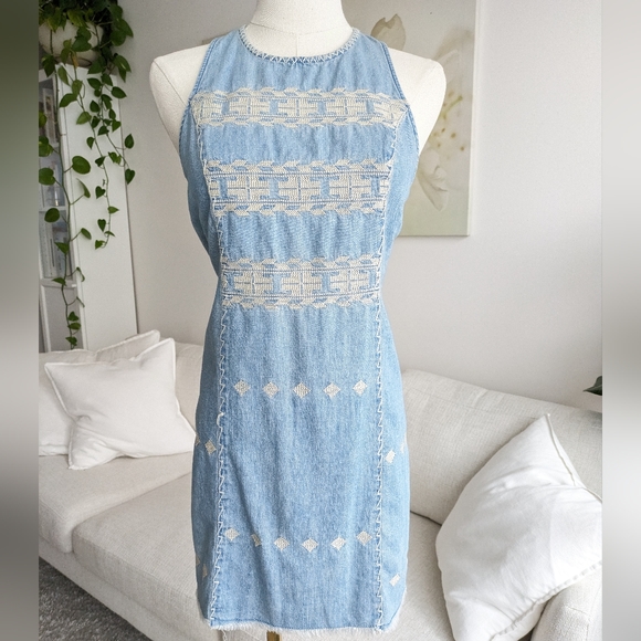 Free People Cotton Embroidered Dress - Picture 3 of 12
